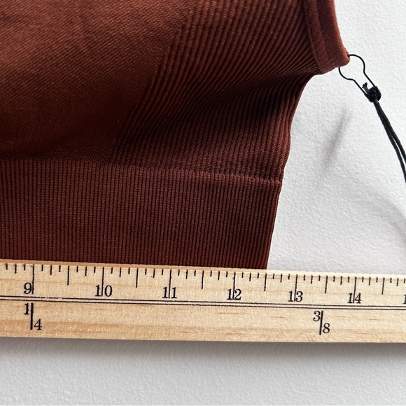 Revolve We Wore What V Neck Bra Top Brunette Medium NWT - Picture 4 of 8